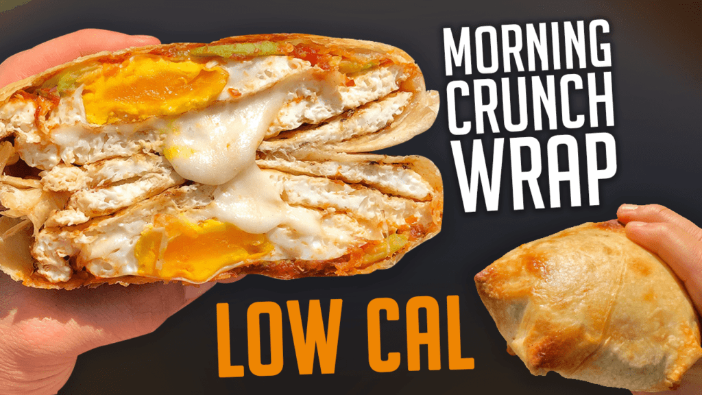 Low cal breakfast crunch wrap