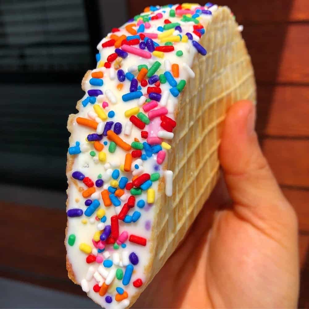 Protein Waffle Taco