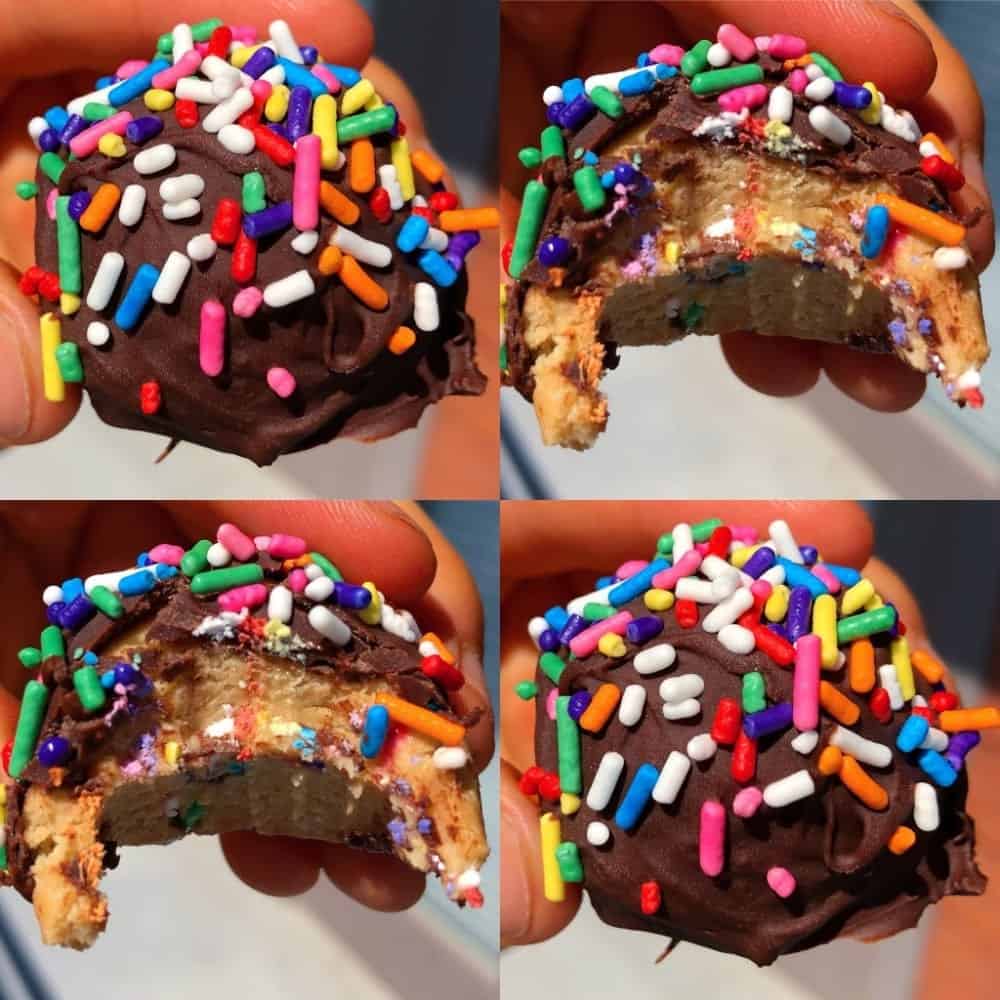 Chocolate Birthday Cake Cookie Butter Bites