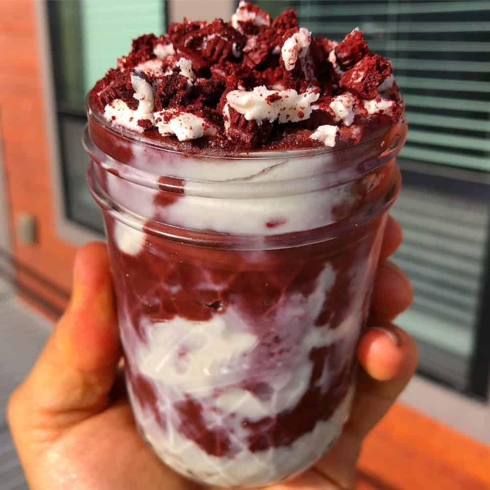 Red Velvet Cheesecake Protein Cookie Butter!