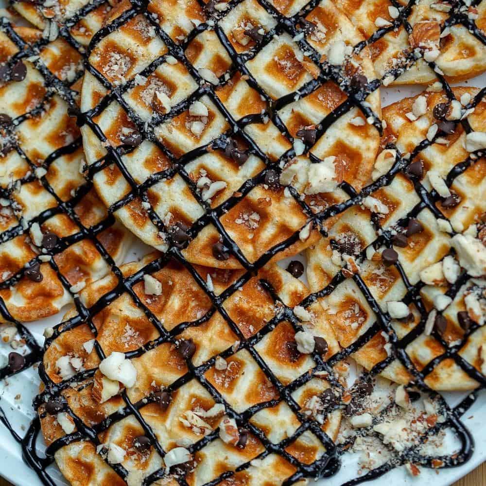 Protein Chocolate Chip Waffles