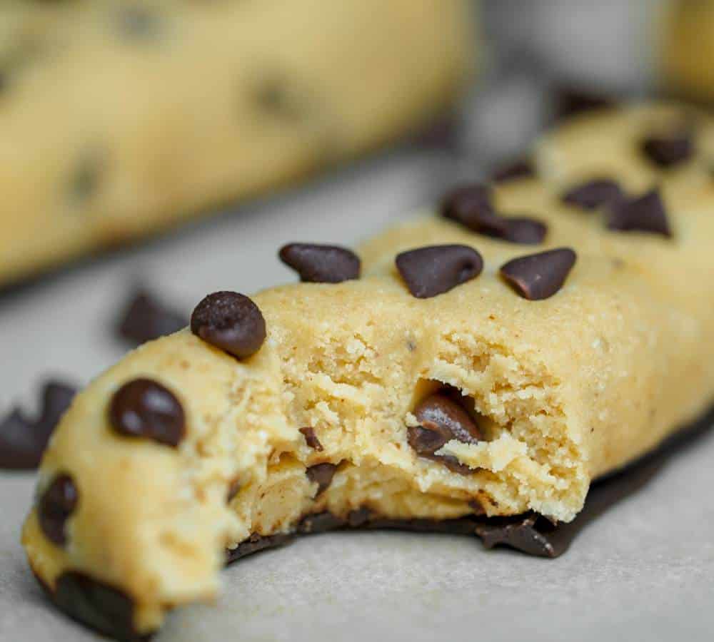 No Bake Chocolate Chip Cookie Butter Bars