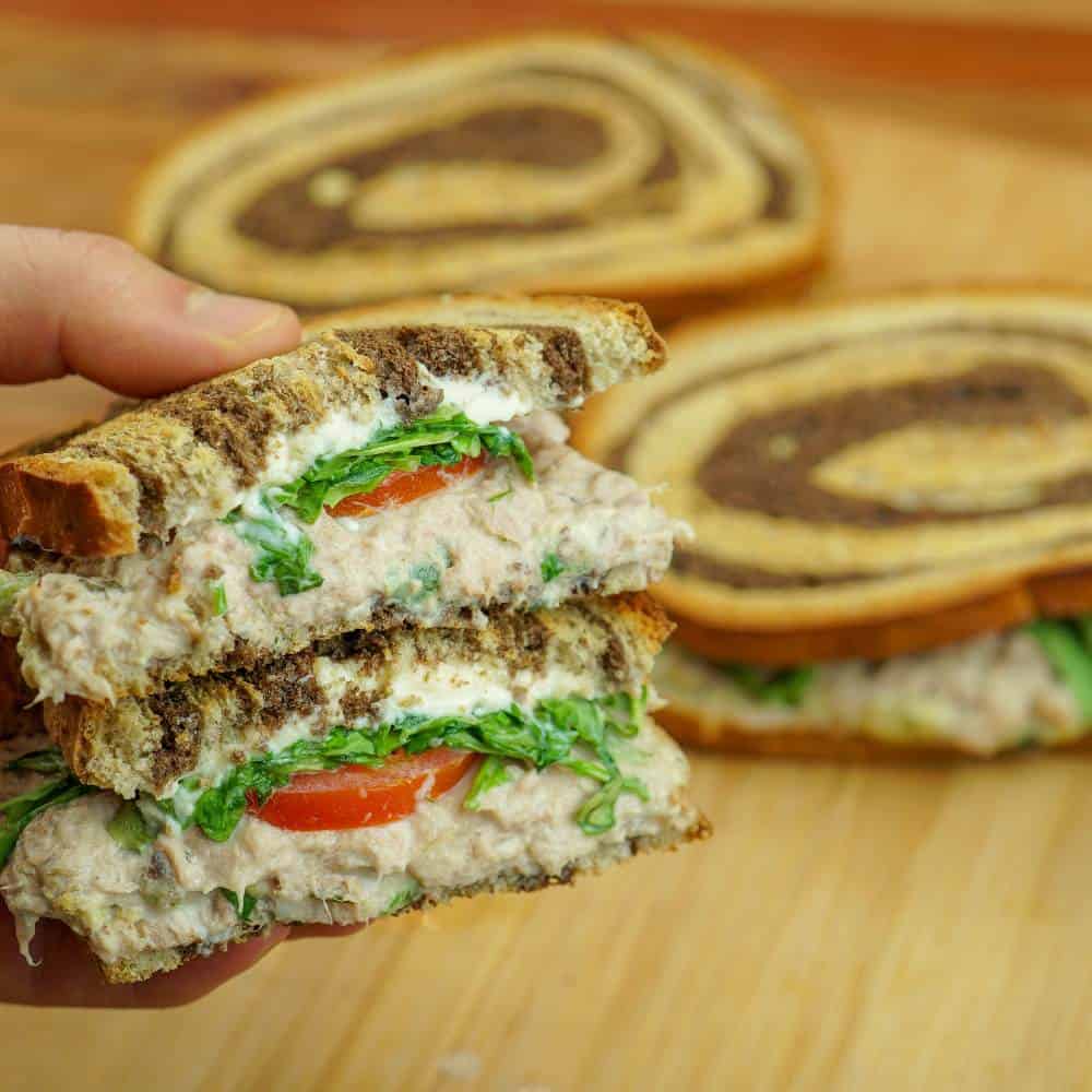 Toasted Mediterranean Tuna Melt