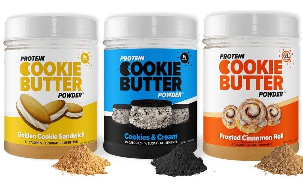 Protein Cookie Butter Powder flavors