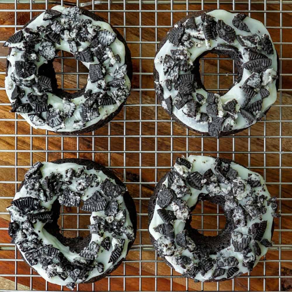 Oreo Cheesecake Protein Donuts