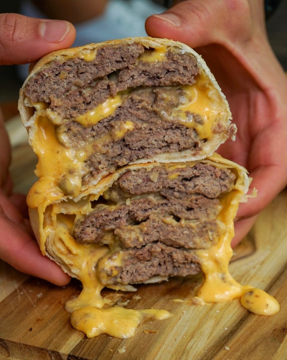 Quad Cheeseburger Crunch Wrap