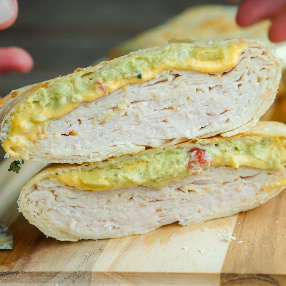 Turkey, Guac & Cheese Crunch Wrap