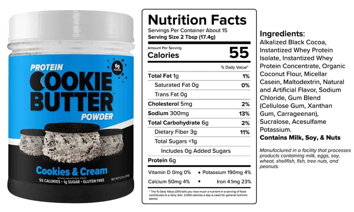Protein Cookie Butter Powder The Flexible Dieting Lifestyle