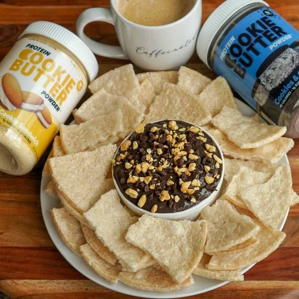 Chocolate Peanut Butter Protein Cookie Butter Dip