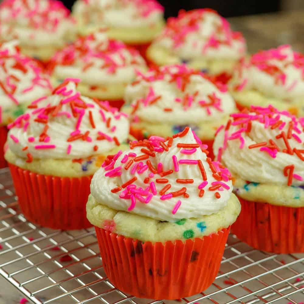 Valentine's Protein Cupcakes