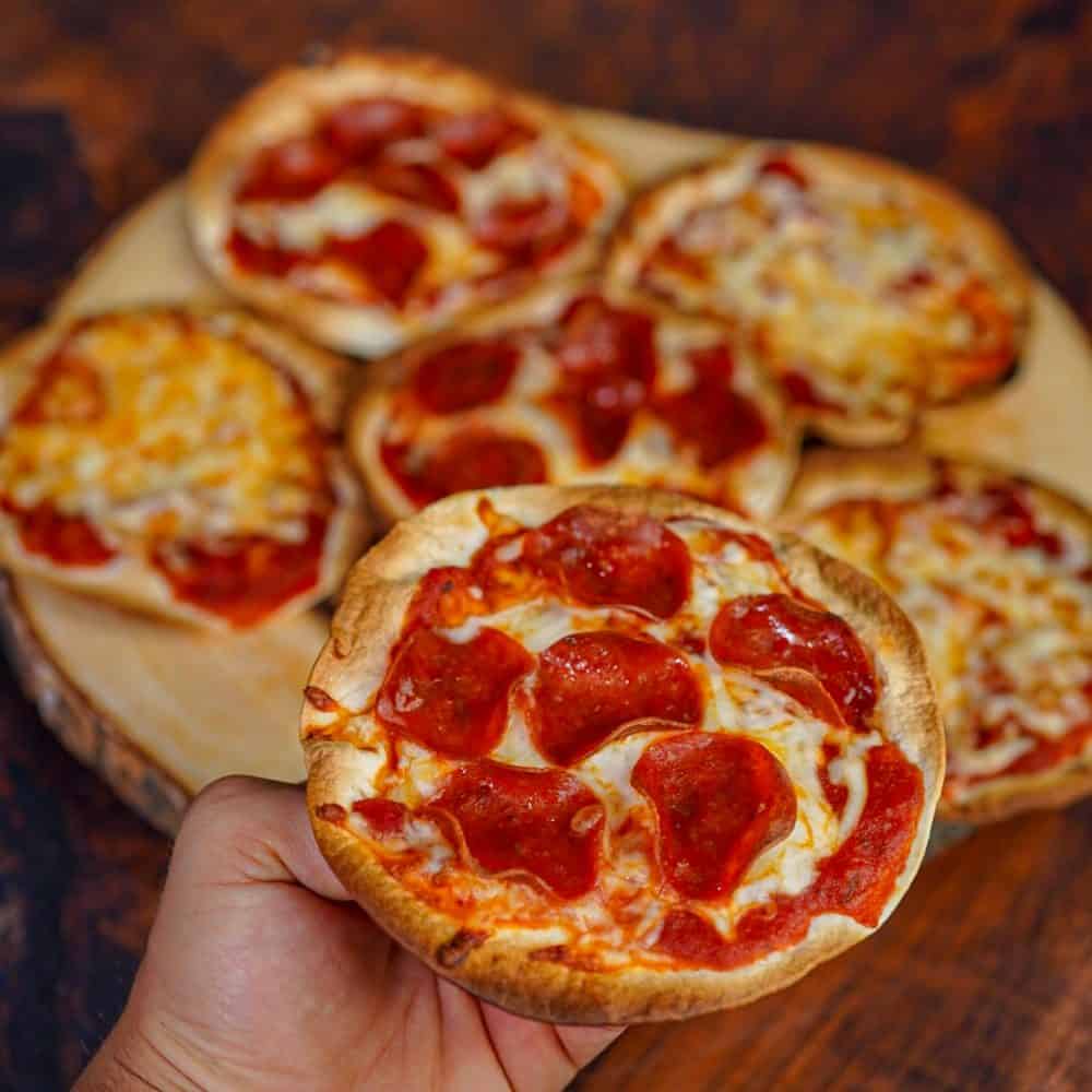 Tortilla Pizza Hand Held