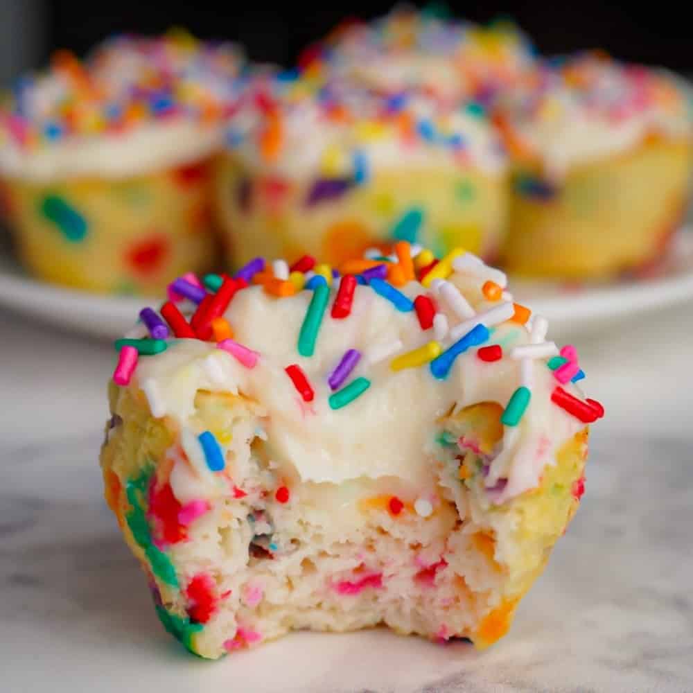 Funfetti Protein Cupcakes