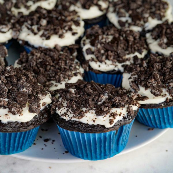Oreo Cheesecake Protein Cupcakes