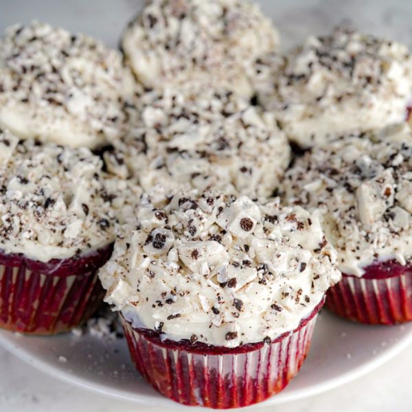 Red Velvet Cheesecake Protein Cupcakes