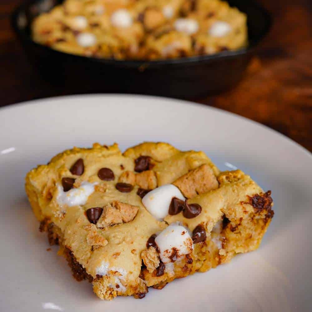 S'mores Protein Brownies