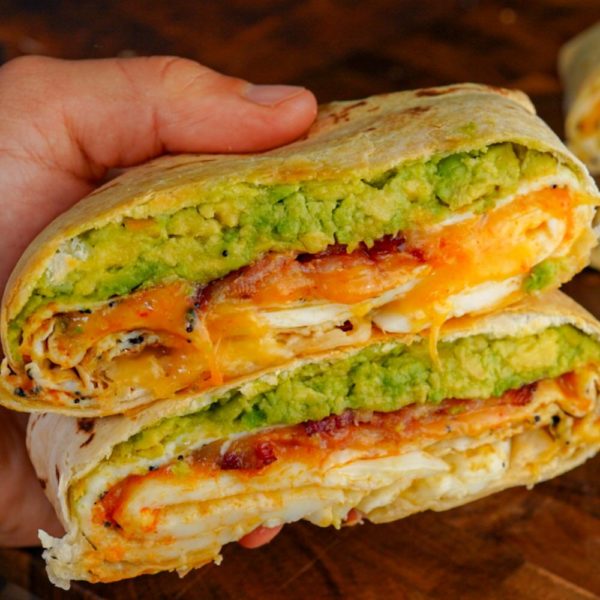 Bacon, Egg White & Cheese Omelette Crunch Wrap (1)