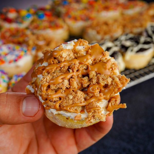 Vanilla Mini Protein Cake Donuts