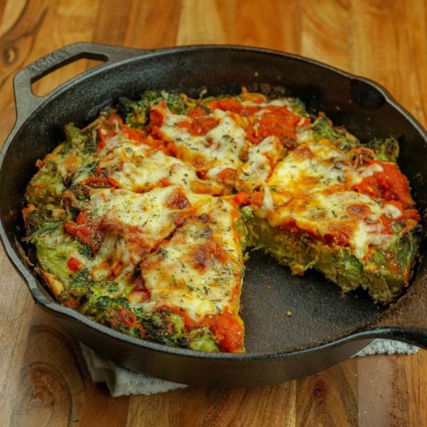 Deep Dish Broccoli Pizza Frittata