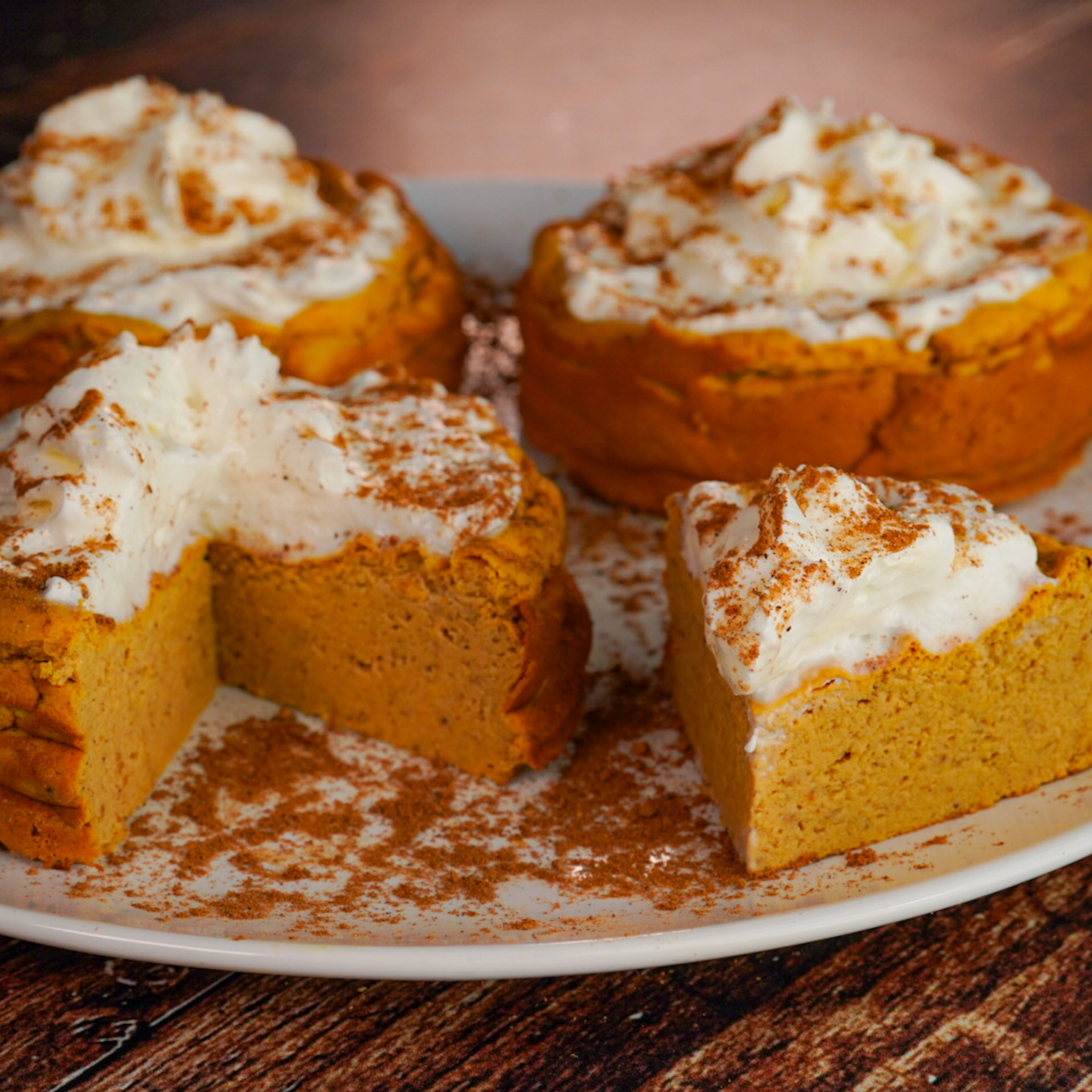 Pumpkin Pie Protein Cheesecake