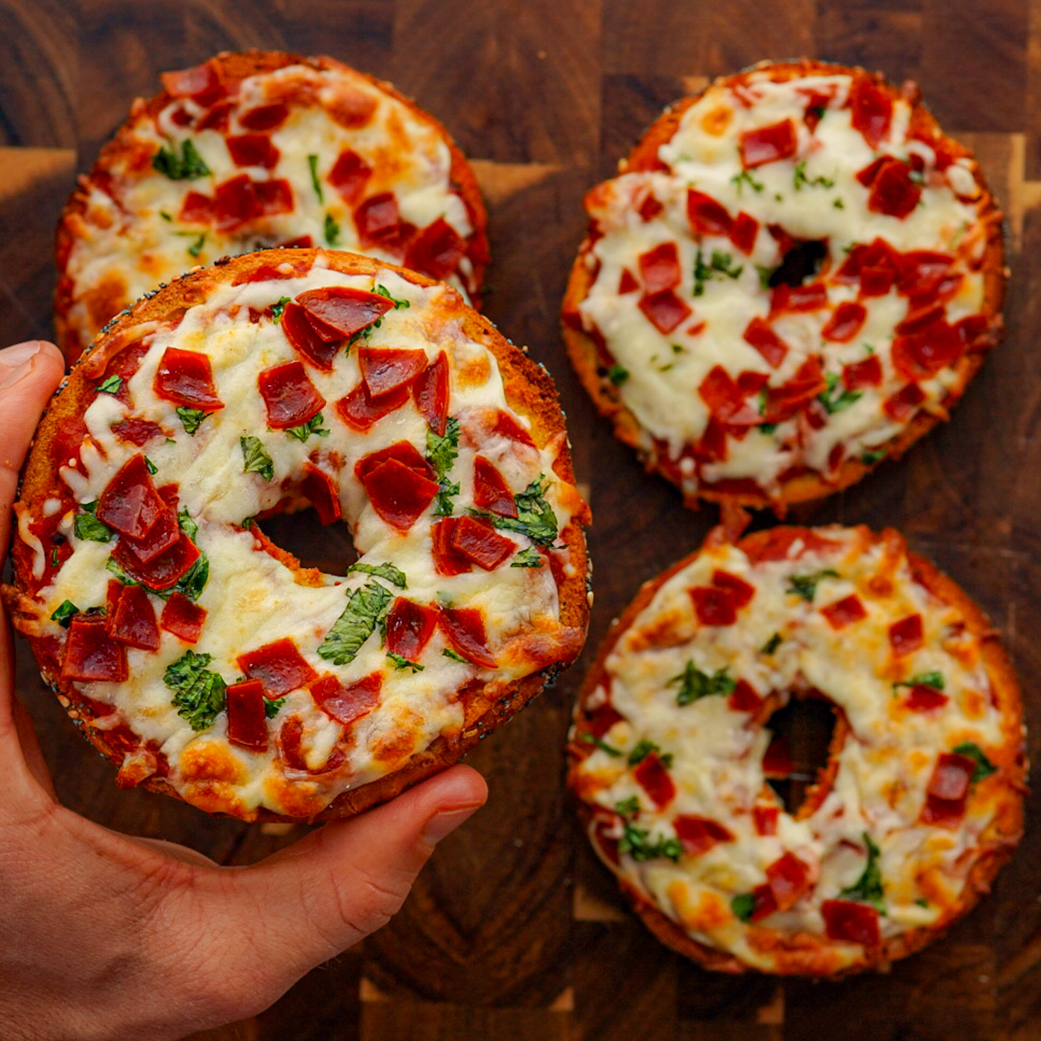 Bagel Pizzas