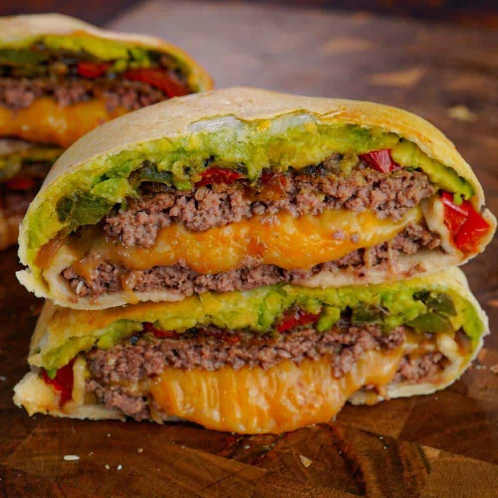 Fajita CrunchWrap Burger