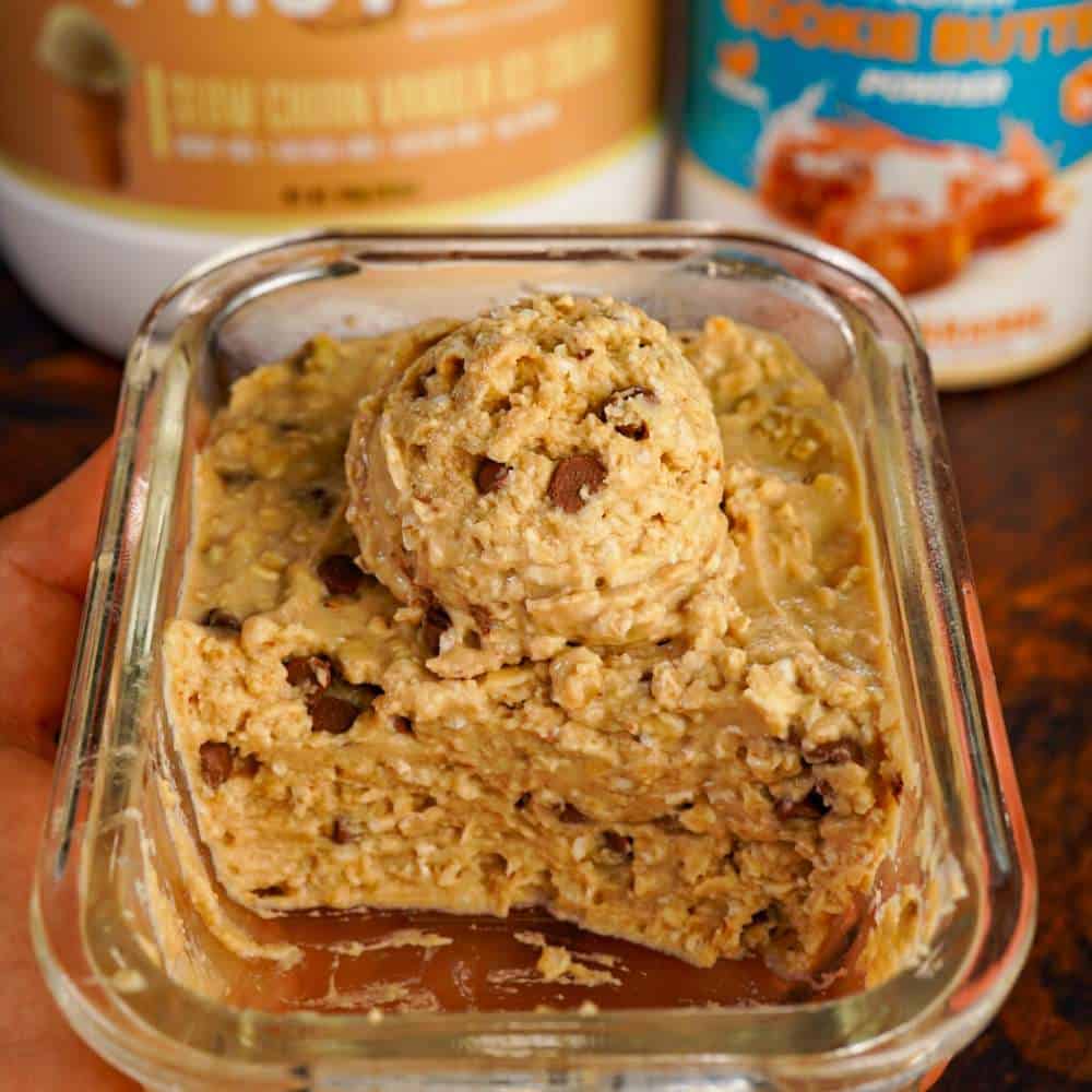 Protein No Bake Oatmeal Cookie Dough