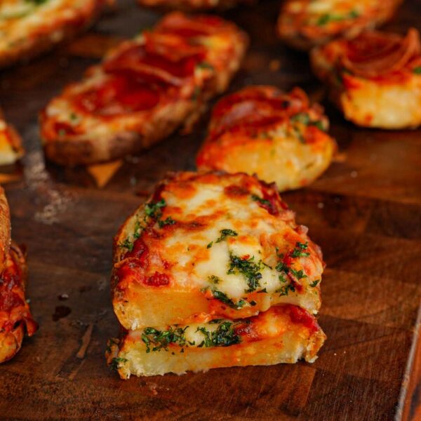 Cheese Pizza Baked Potato _Toast