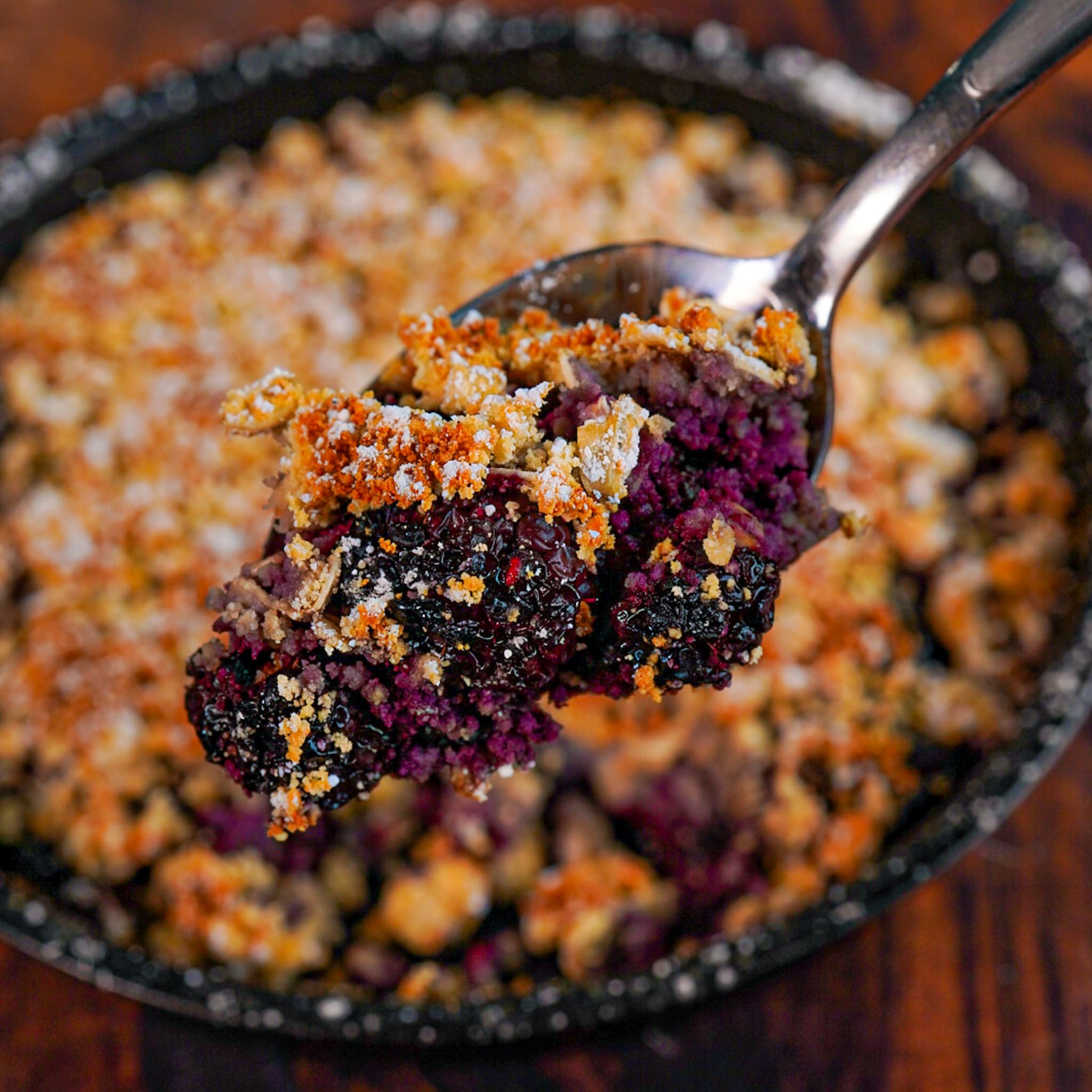 300 Cal Protein Berry Crumble