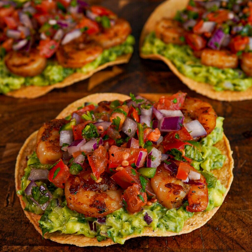Shrimp Tostadas