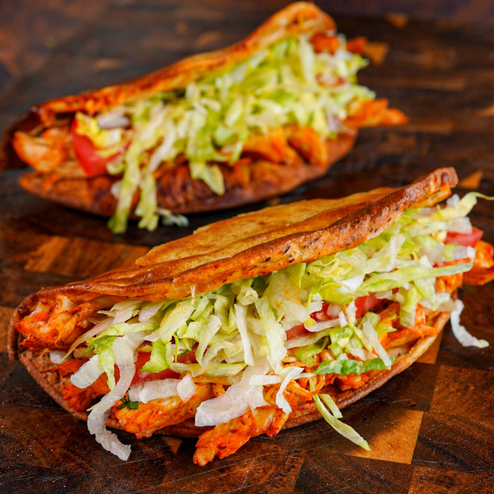 Buffalo Chicken Chalupas