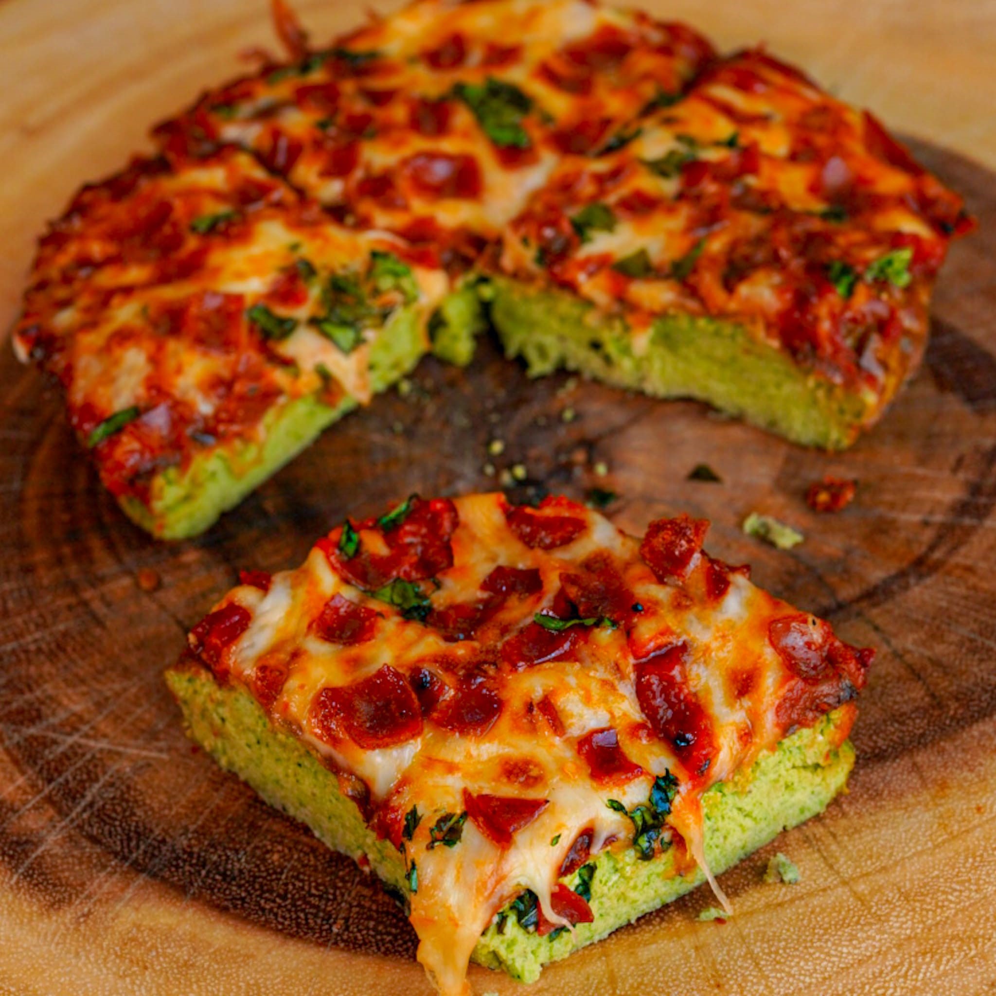 Broccoli Frittata Pizza