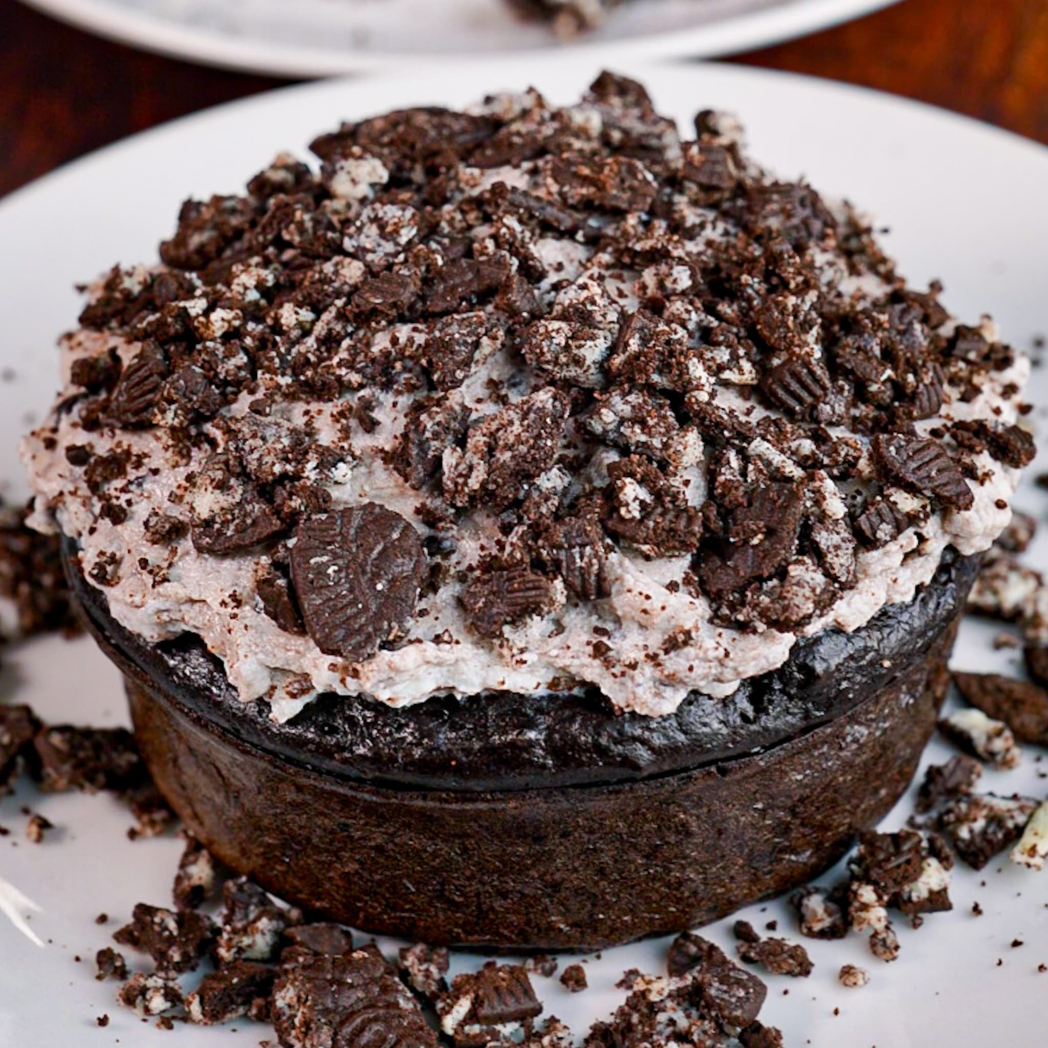 Personal OREO Protein Cake