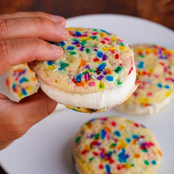 Protein Sugar Cookie Ice Cream Sandwiches