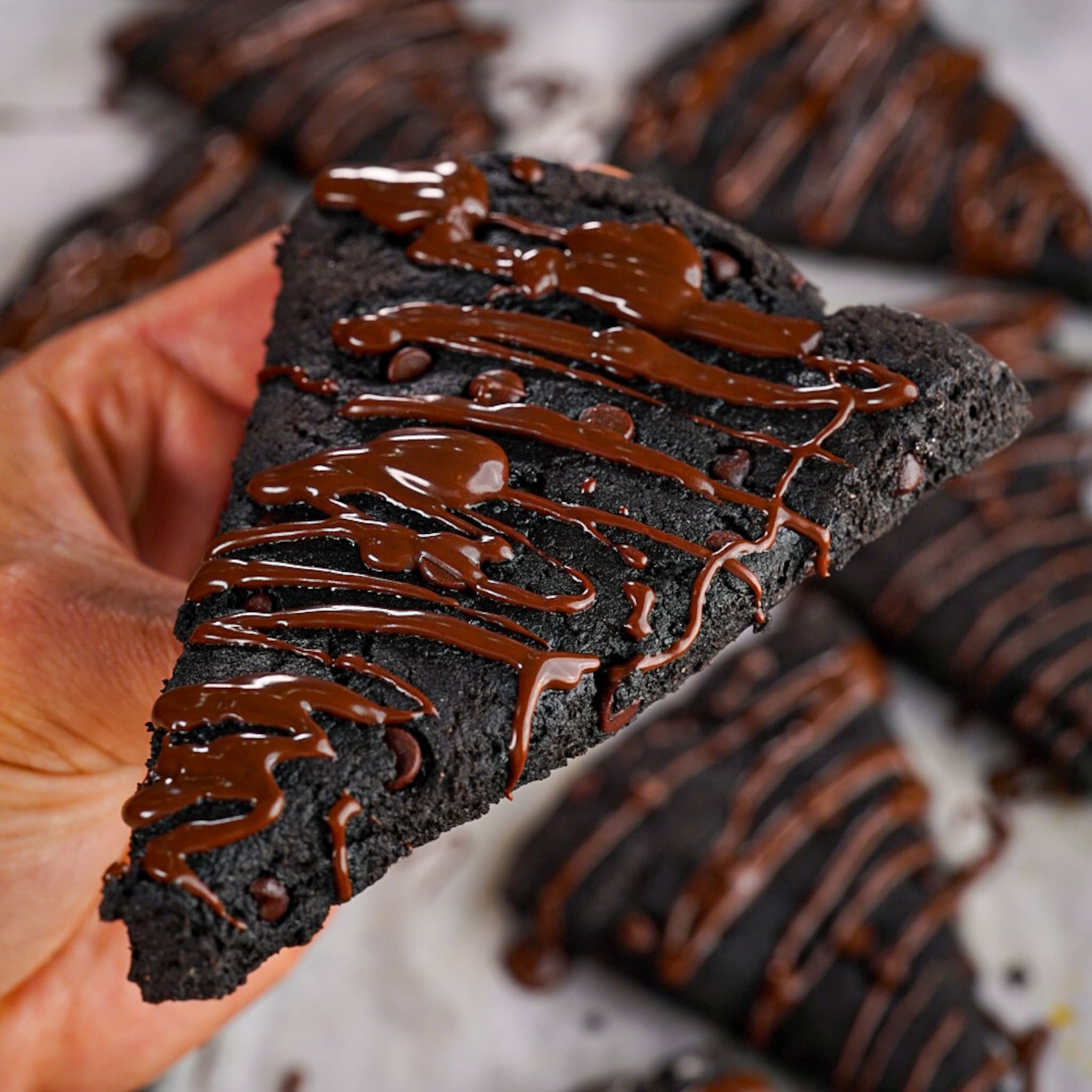 Triple Chocolate Protein Scones