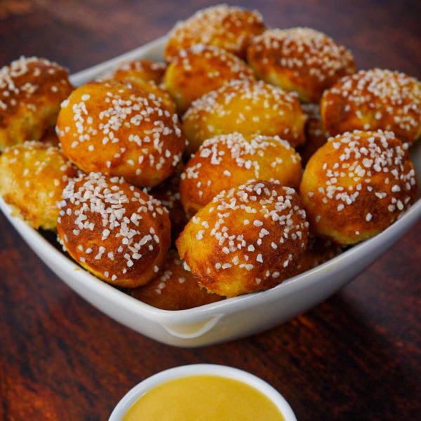 Air Fryer Soft Pretzel Bites