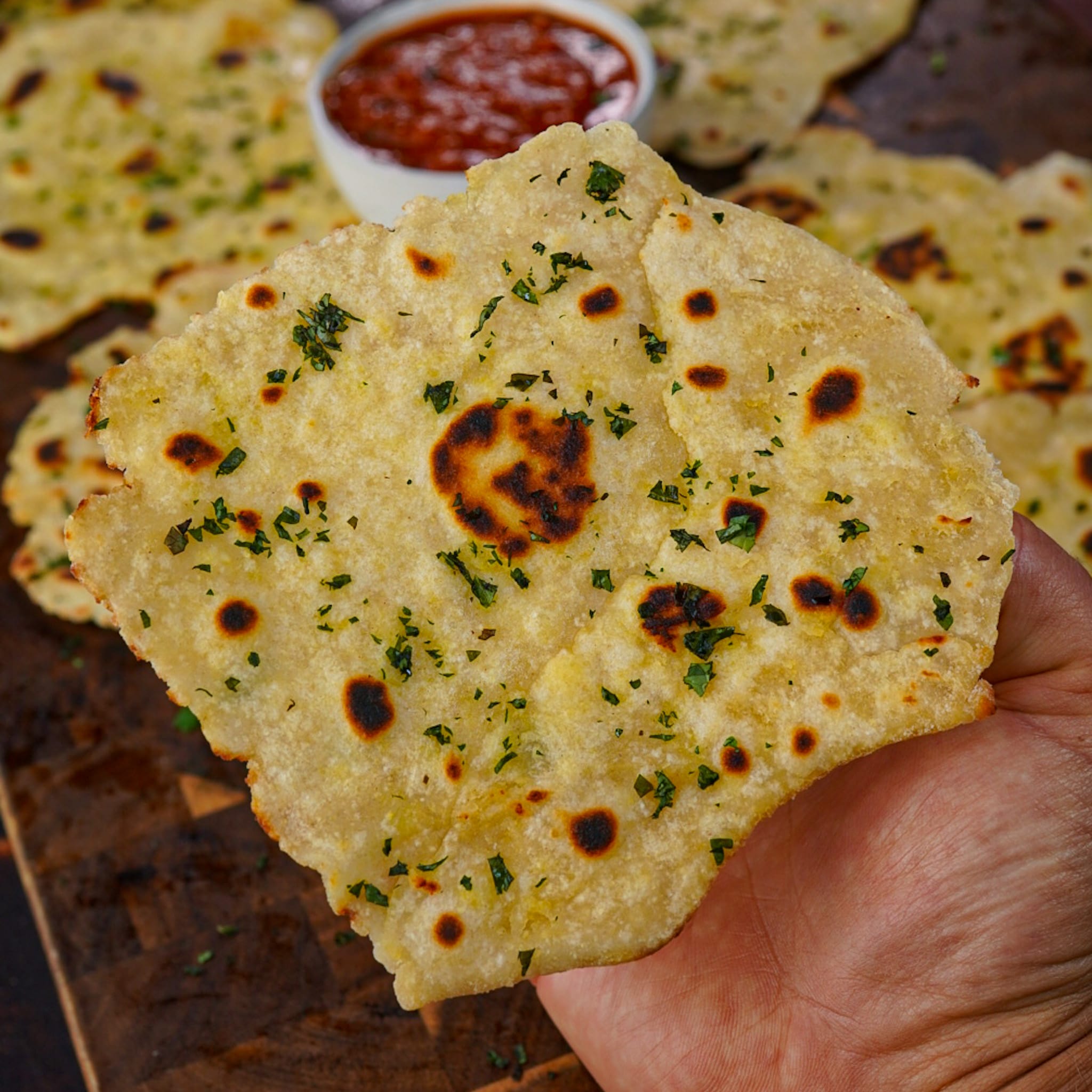 Garlic Naan Bread