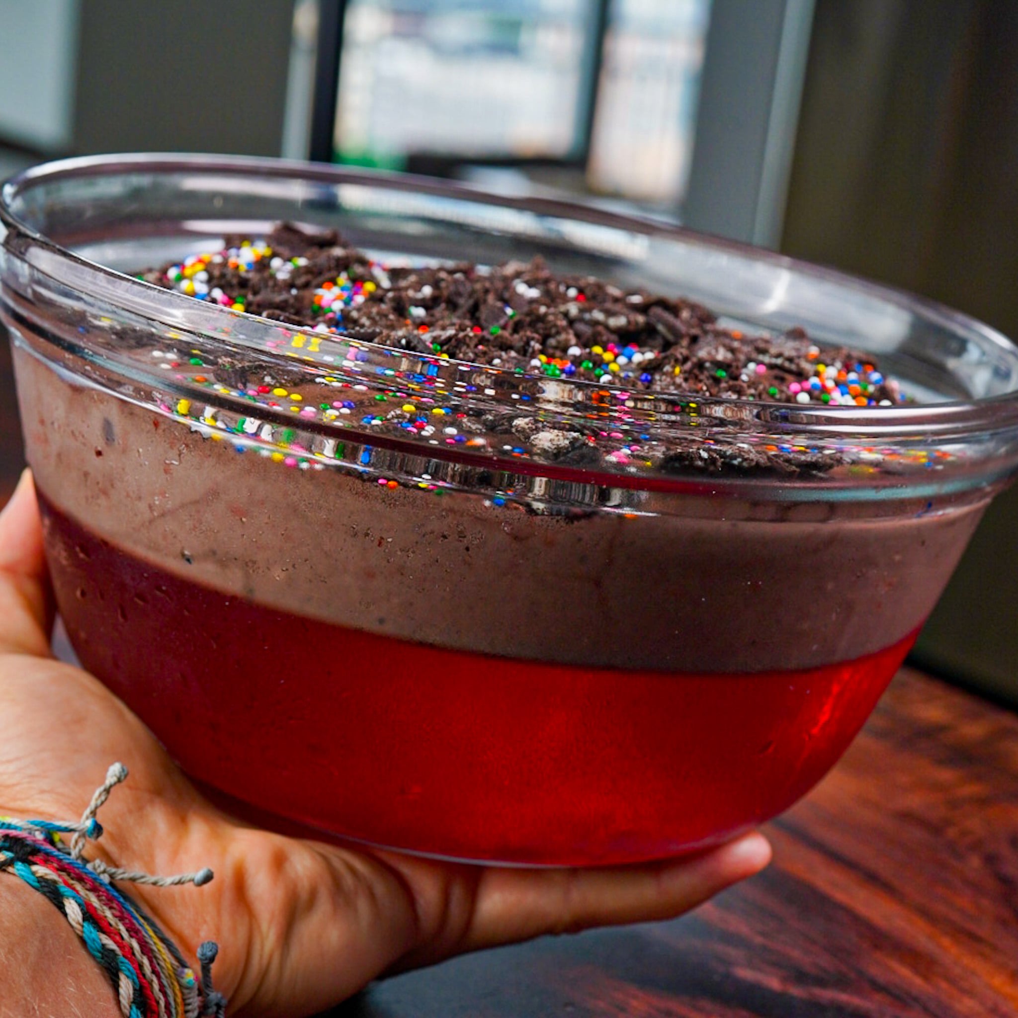 XL OREO Covered Strawberry Protein Fluff Bowl