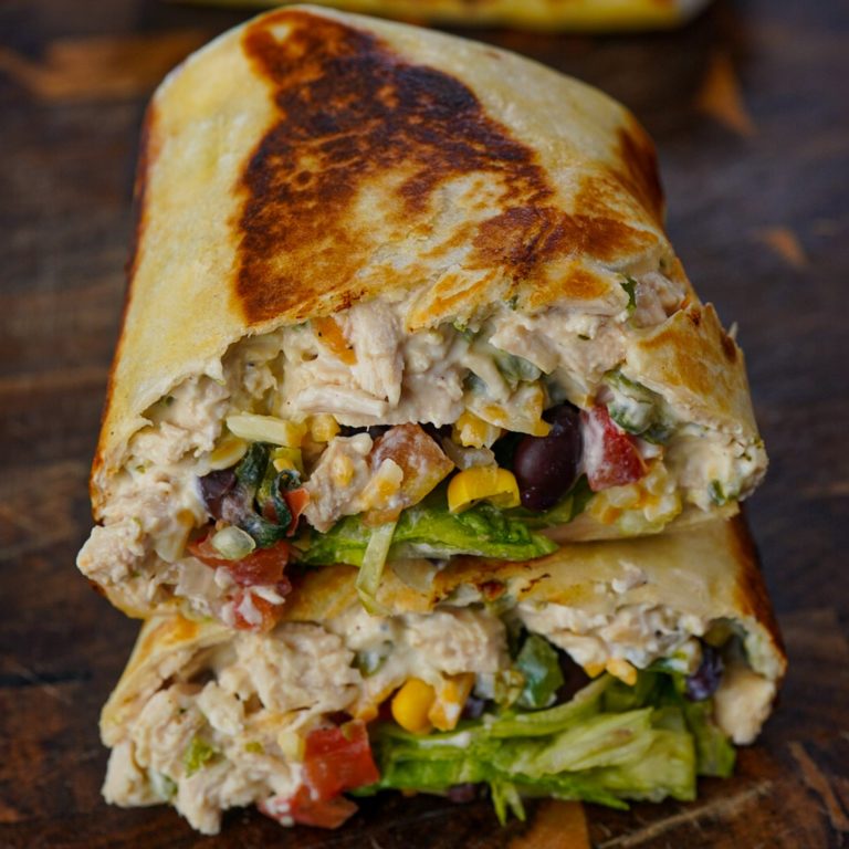 Jalapeño Popper Chicken Burritos