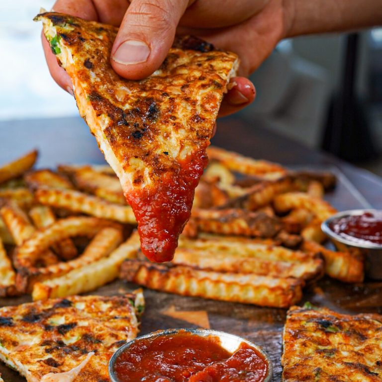 Egg White Omelette Quesadilla