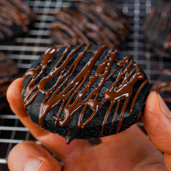 Triple Chocolate Protein Brownie Cookies