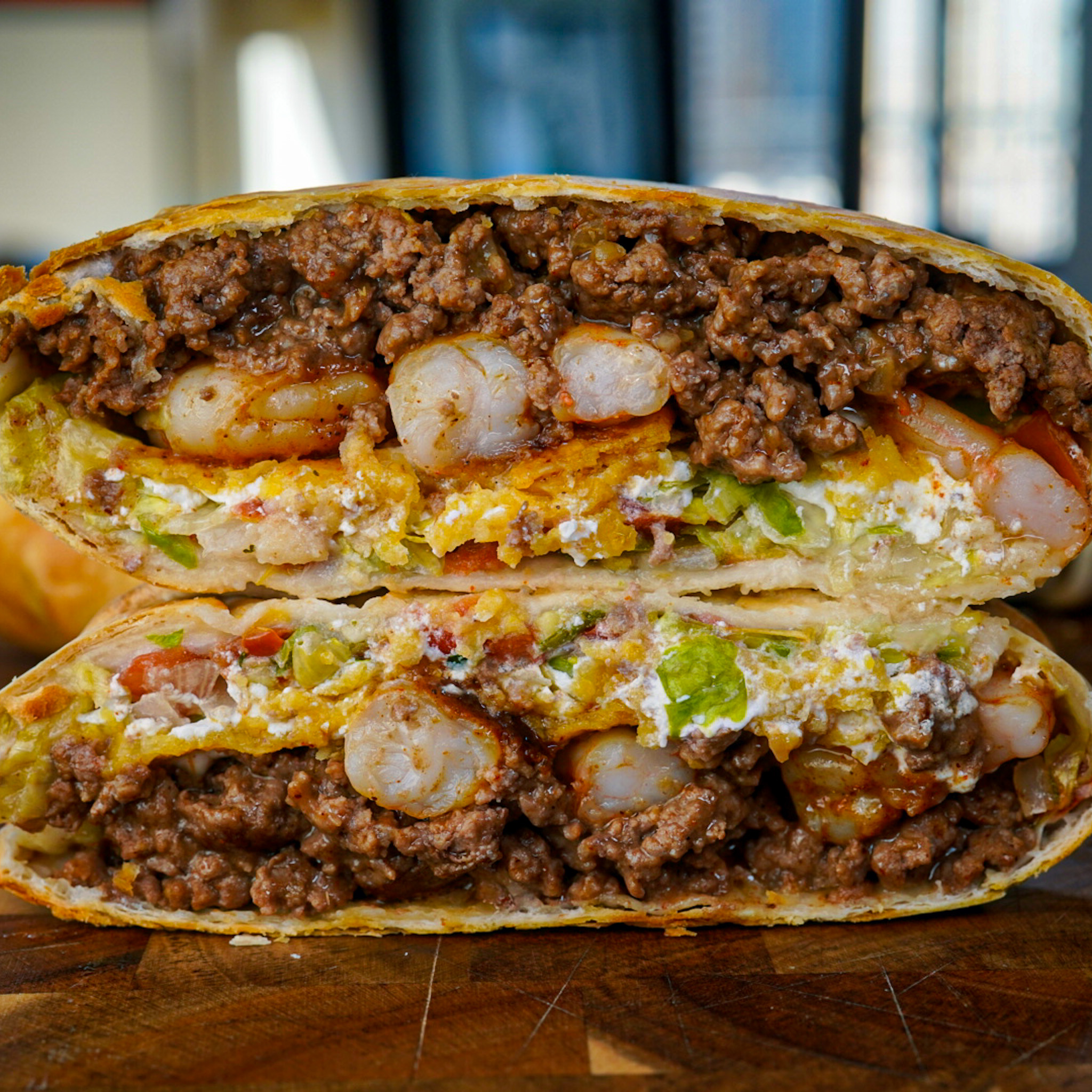 Meal Prep Surf & Turf Crunch Wraps