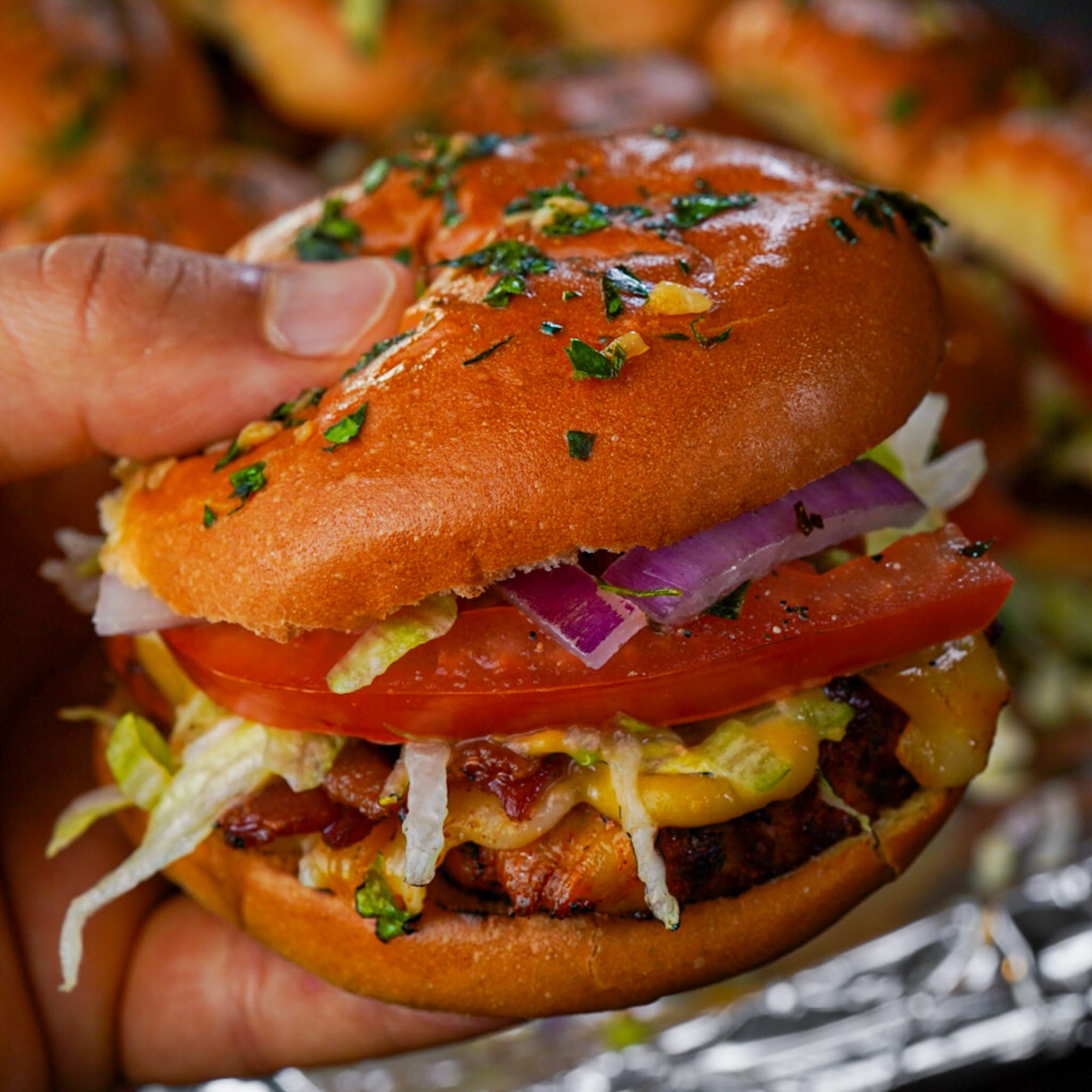 Blackened Chicken Tender BLT Sliders