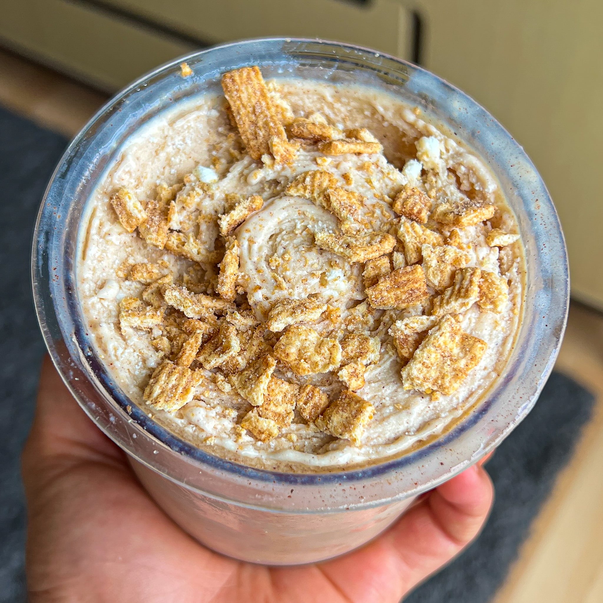 Cinnamon Toast Crunch Cheesecake Protein Ice Cream
