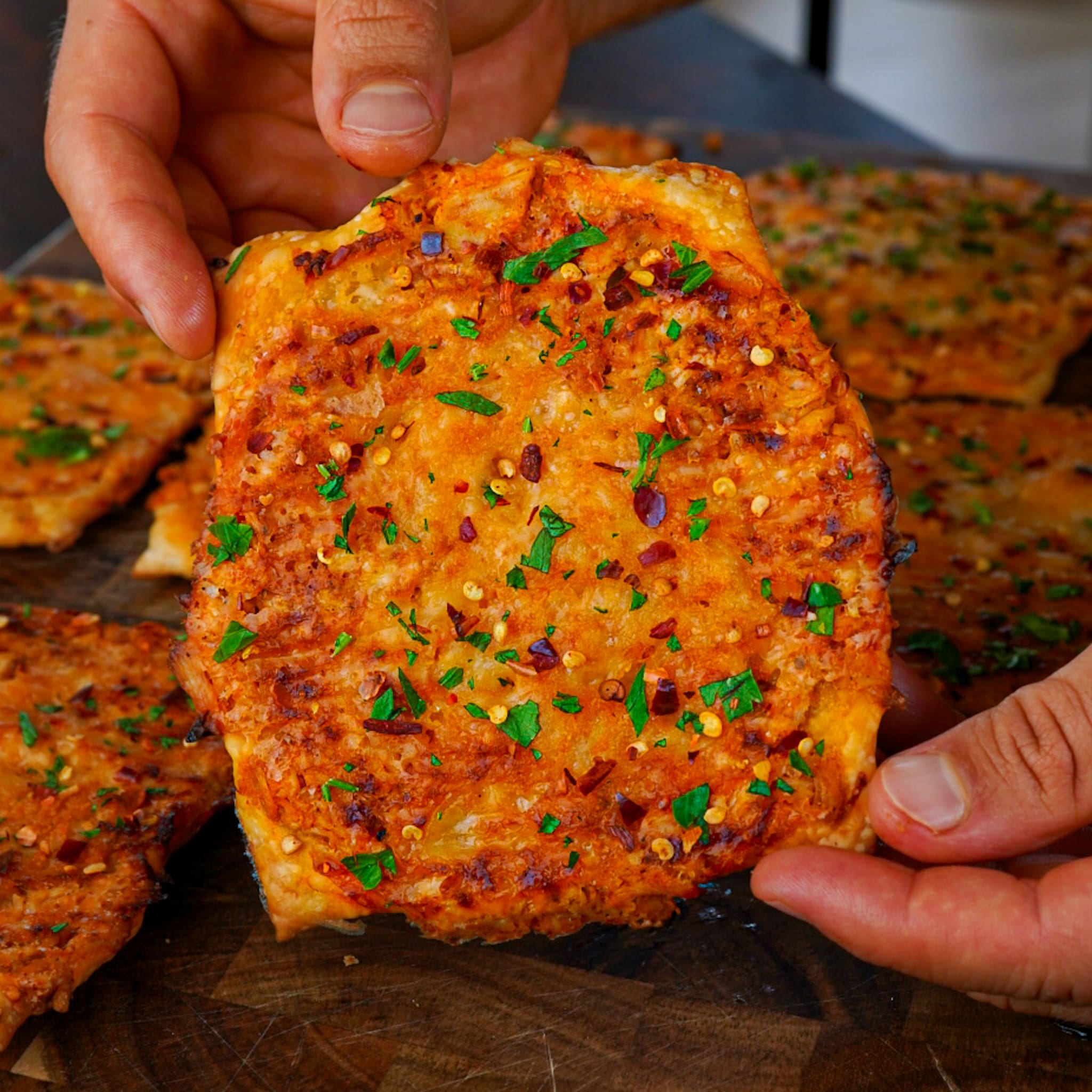 Crispy Buffalo Chicken Pockets