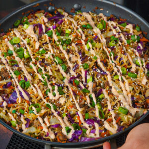 Egg Roll in a Bowl Ramen