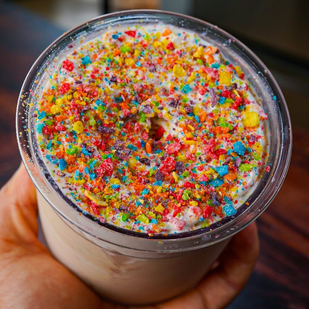 Fruity Pebble Cereal Milk Protein Ice Cream