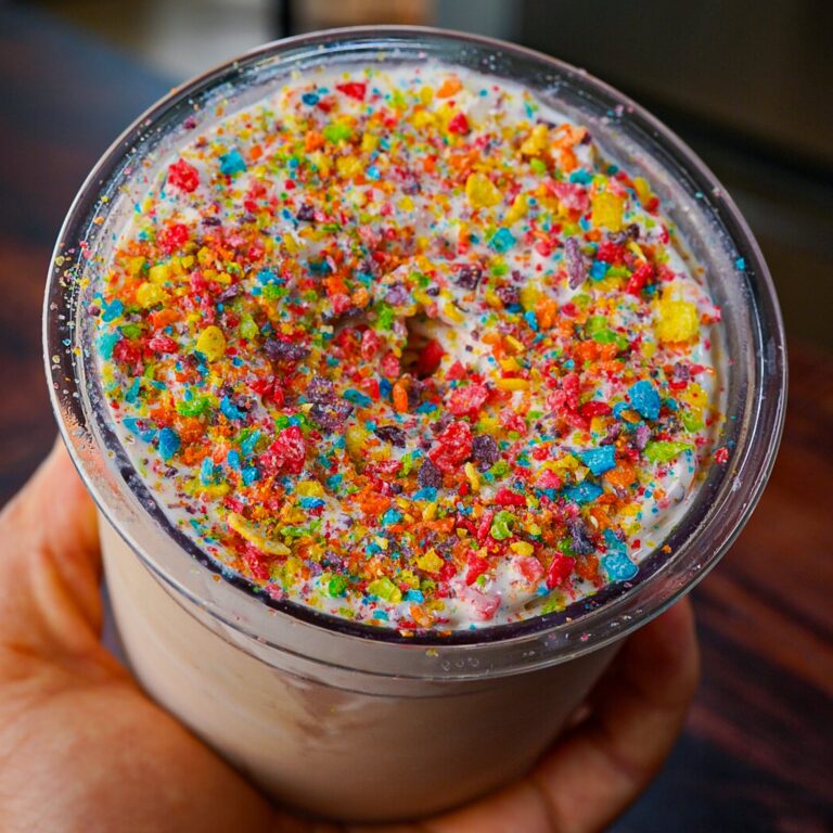 Fruity Pebble Cereal Milk Protein Ice Cream