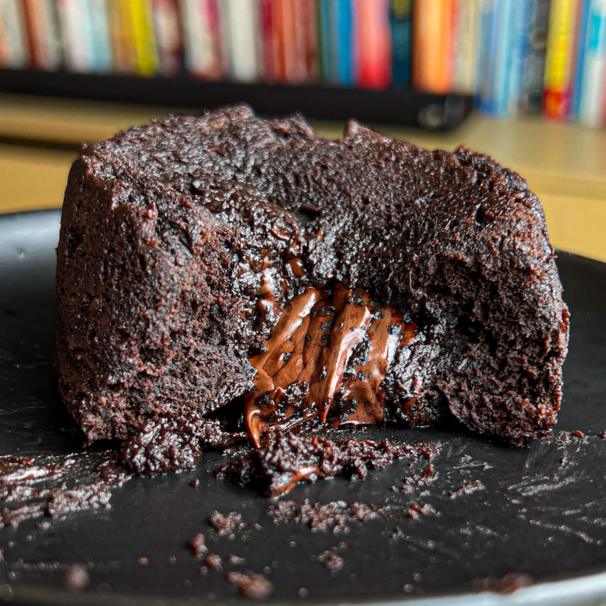 45 Second Protein Lava Brownie