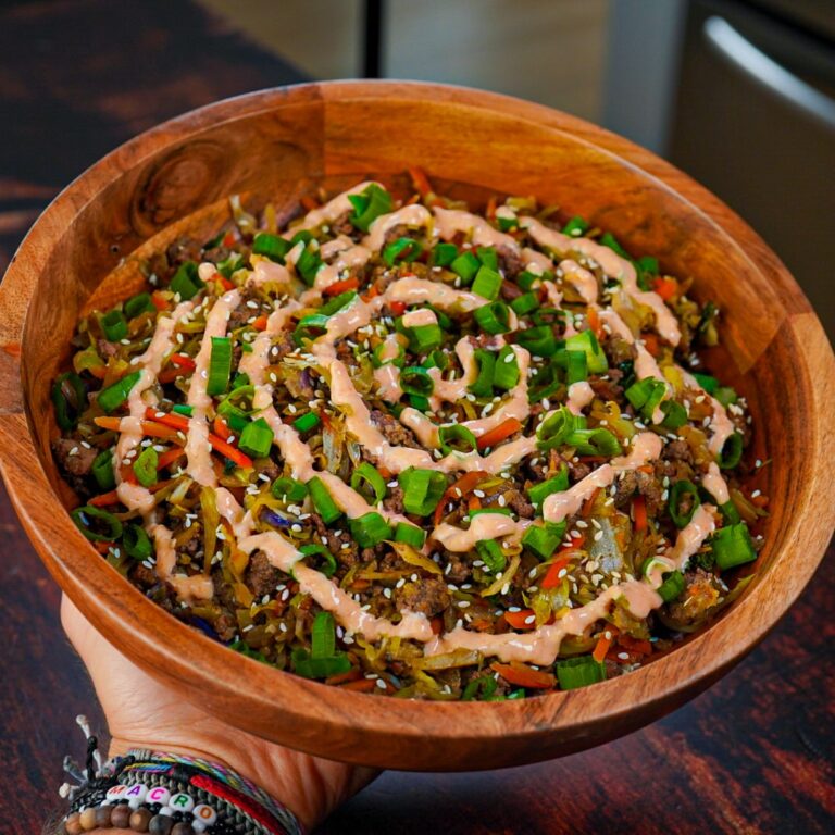 Bang Bang Egg Roll in a Bowl