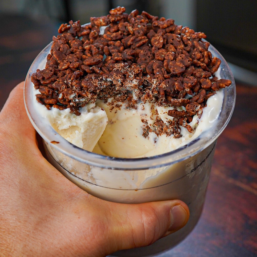 Crunch Bar Protein Ice Cream